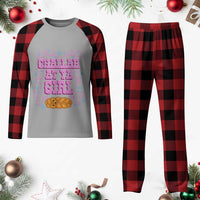 Funny Jewish Holiday Plaid Pajama Set Challah At Ya Girl Gift - Wonder Print Shop
