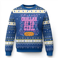 Funny Jewish Holiday Hanukkah Ugly Sweater Challah At Ya Girl Gift - Wonder Print Shop