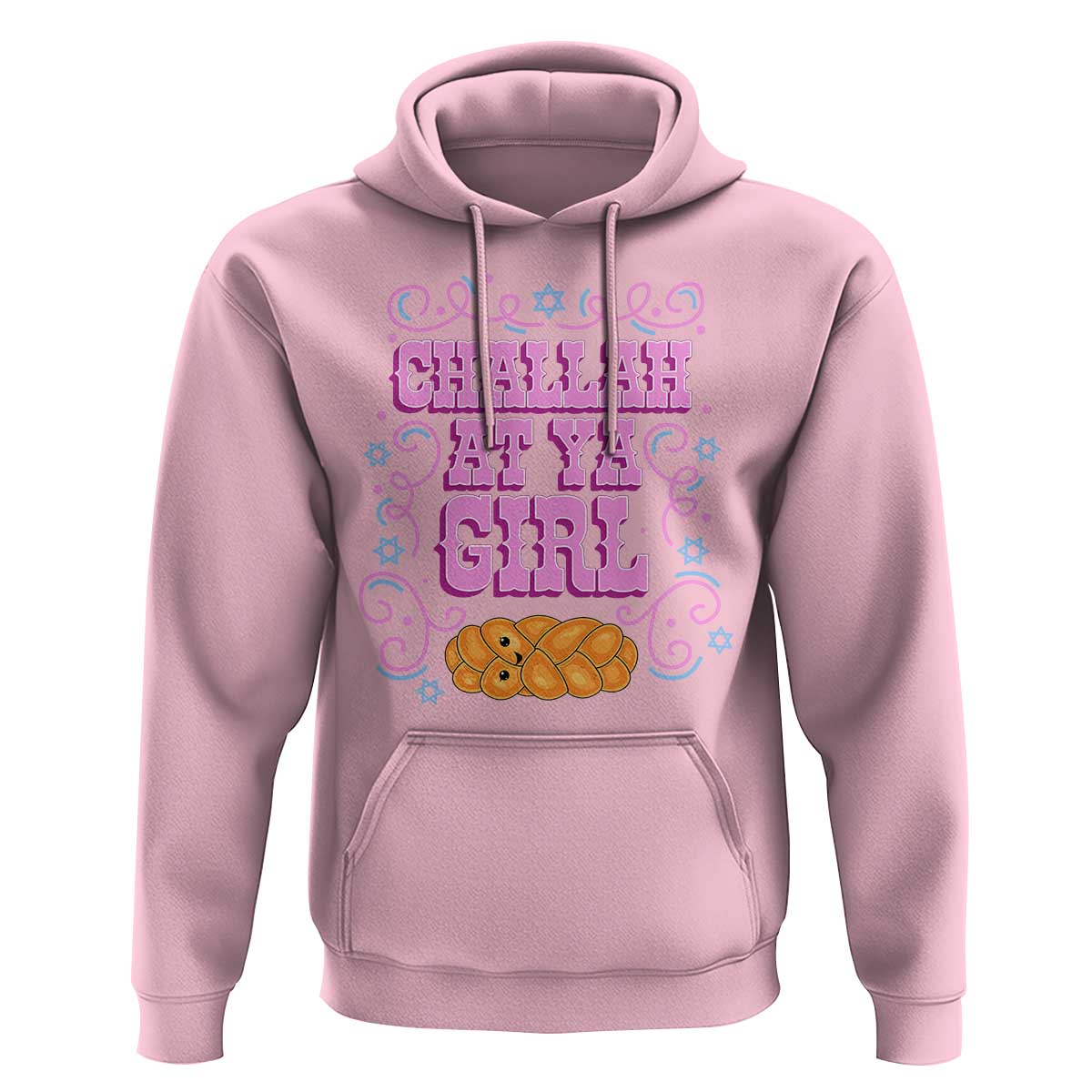Funny Jewish Holiday Hoodie Challah At Ya Girl Gift - Wonder Print Shop