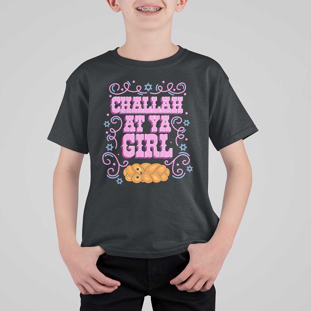 Funny Jewish Holiday T Shirt For Kid Challah At Ya Girl Gift - Wonder Print Shop