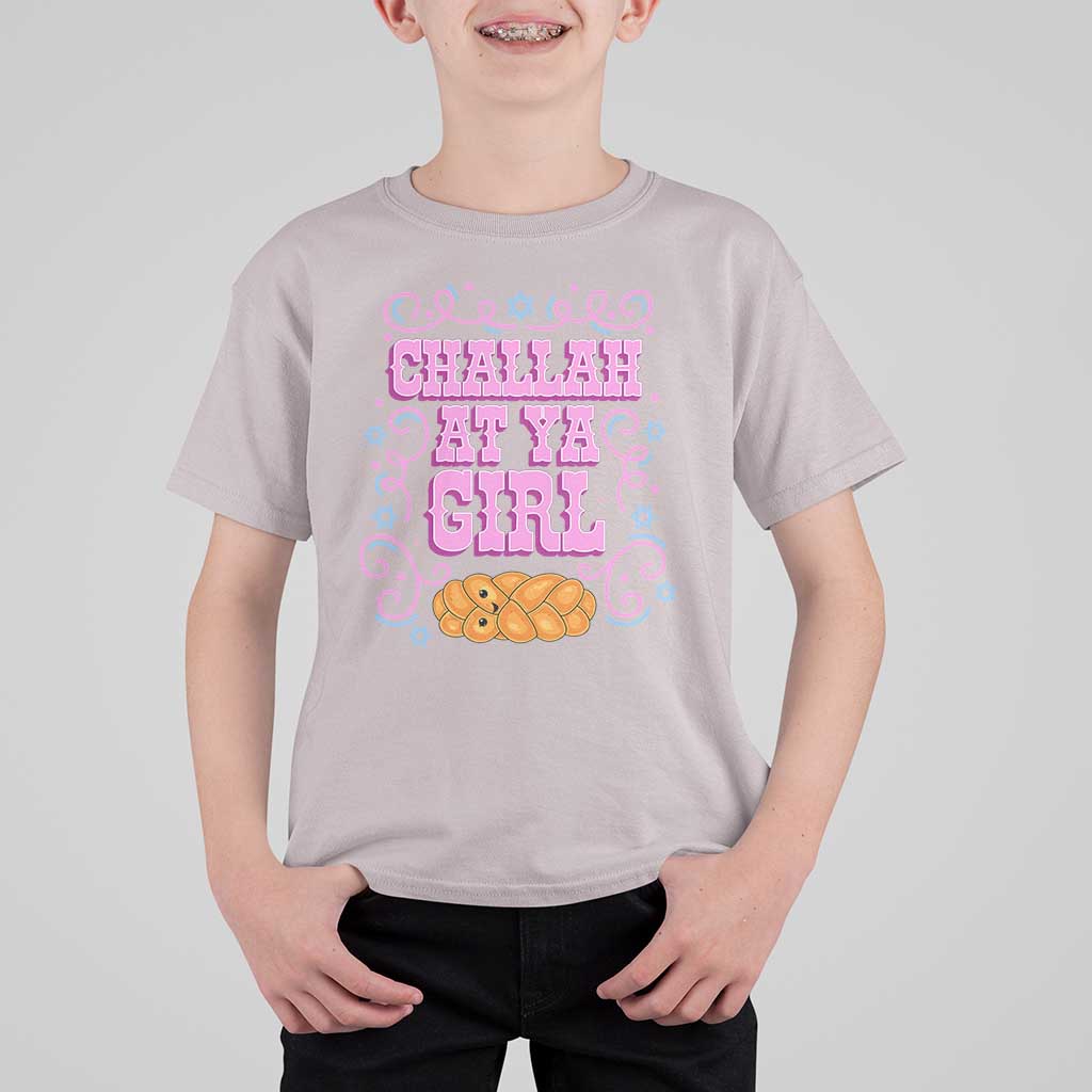 Funny Jewish Holiday T Shirt For Kid Challah At Ya Girl Gift - Wonder Print Shop