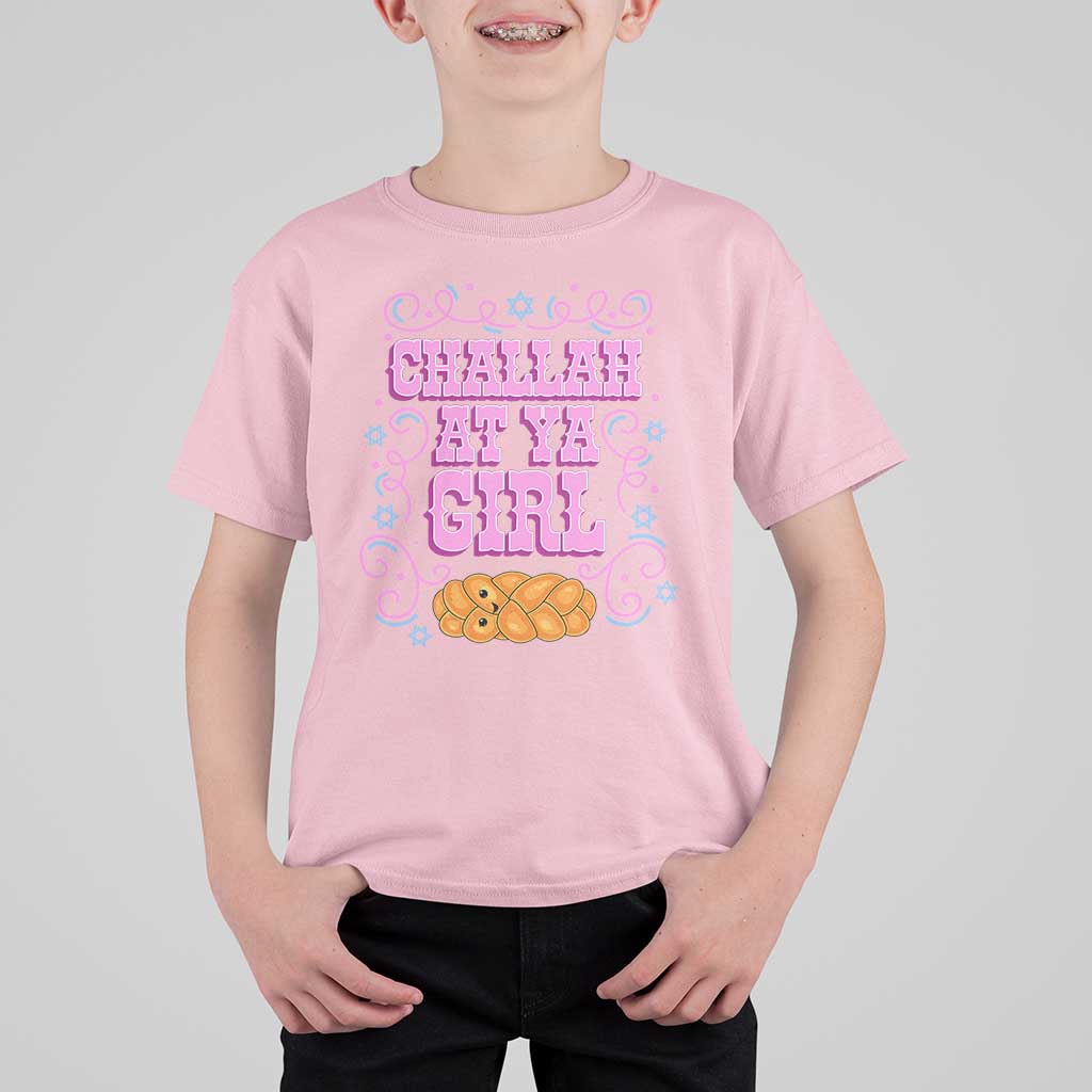 Funny Jewish Holiday T Shirt For Kid Challah At Ya Girl Gift - Wonder Print Shop