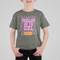 Funny Jewish Holiday T Shirt For Kid Challah At Ya Girl Gift - Wonder Print Shop
