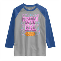 Funny Jewish Holiday Raglan Shirt Challah At Ya Girl Gift - Wonder Print Shop