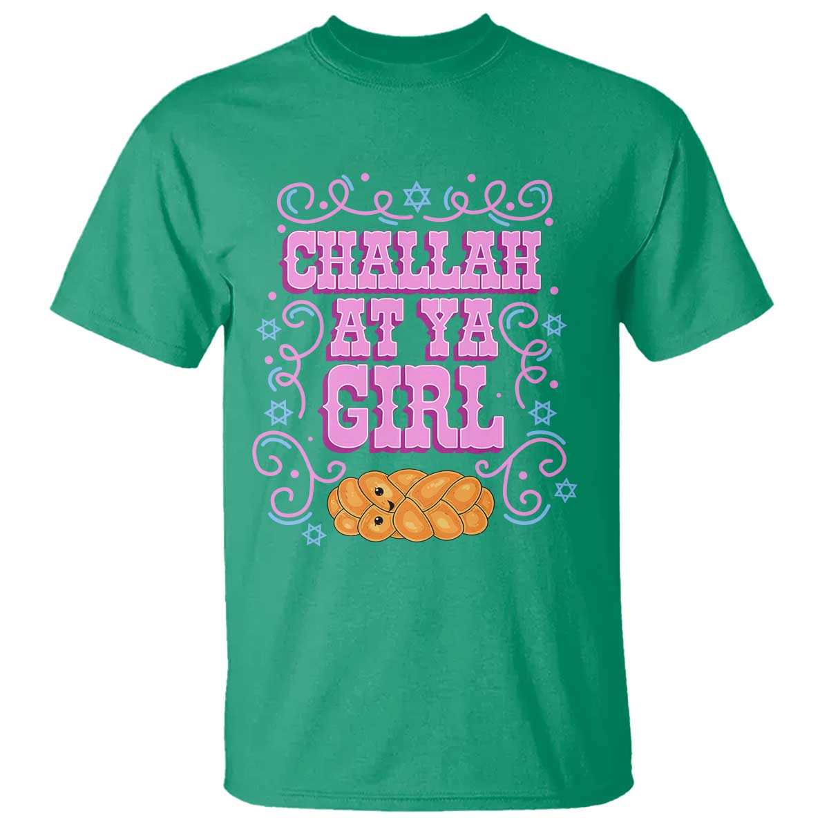 Funny Jewish Holiday T Shirt Challah At Ya Girl Gift - Wonder Print Shop