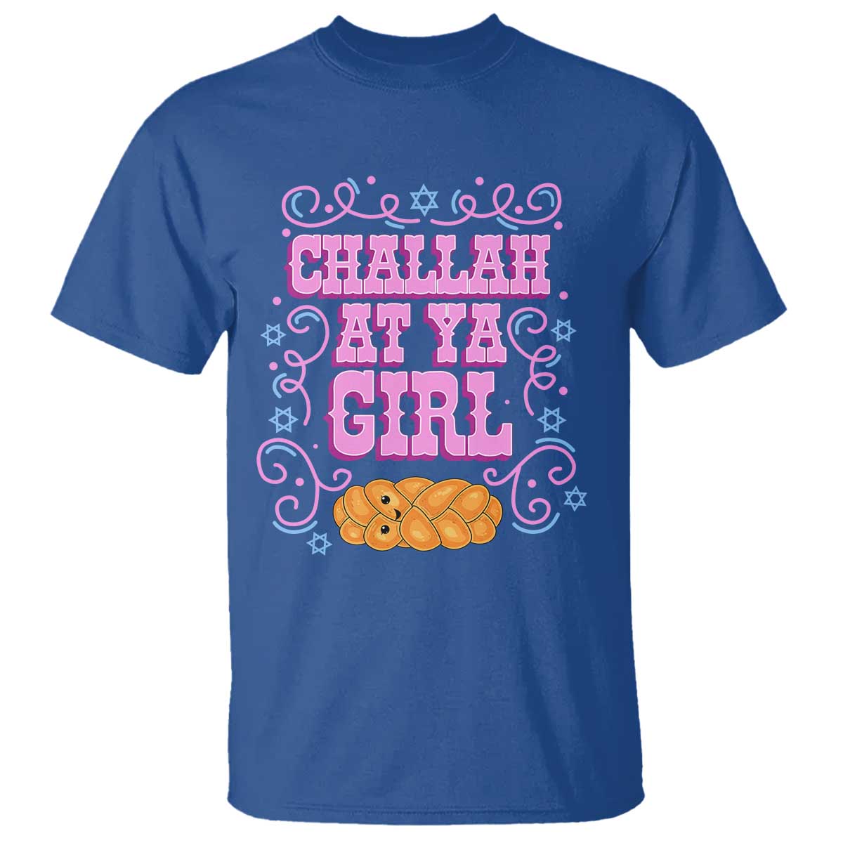 Funny Jewish Holiday T Shirt Challah At Ya Girl Gift - Wonder Print Shop