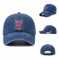 Funny Jewish Holiday Washed Cotton Baseball Cap Challah At Ya Girl Gift