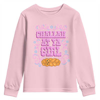 Funny Jewish Holiday Youth Sweatshirt Challah At Ya Girl Gift - Wonder Print Shop