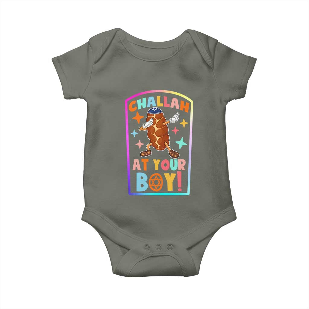 Hanukkah Challah At Ya Boy Baby Onesie Funny Holiday Gift - Wonder Print Shop