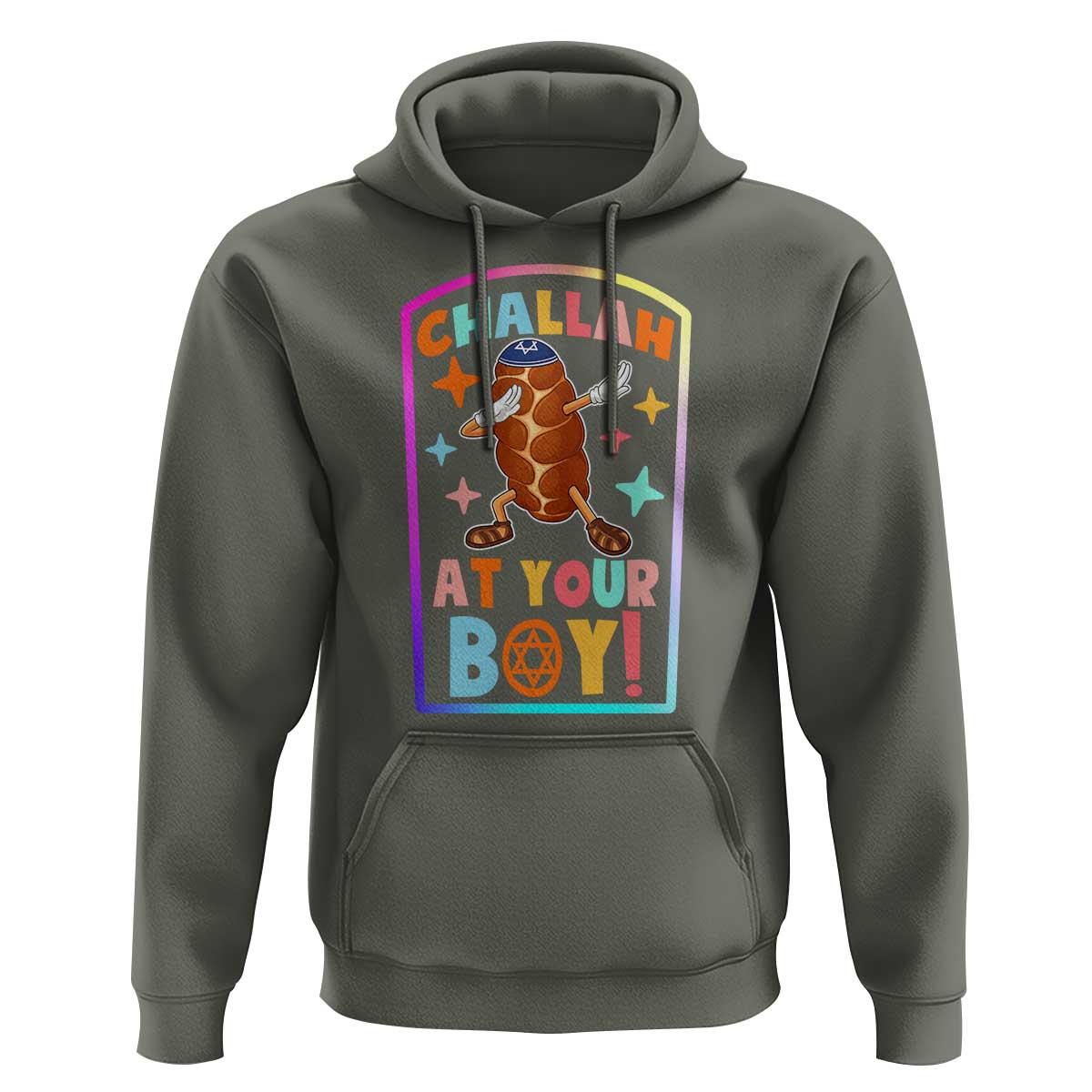 Hanukkah Challah At Ya Boy Hoodie Funny Holiday Gift - Wonder Print Shop