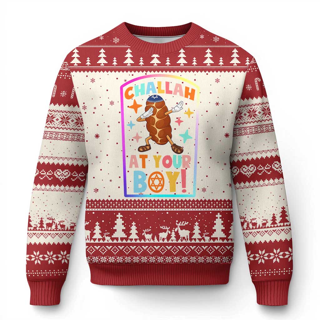 Hanukkah Challah At Ya Boy Ugly Christmas Sweater Funny Holiday Gift - Wonder Print Shop