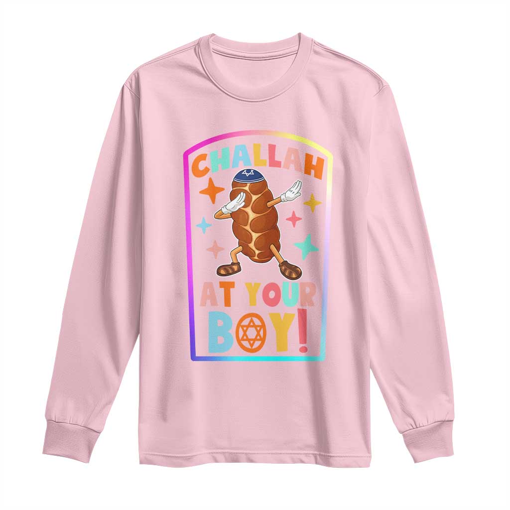 Hanukkah Challah At Ya Boy Long Sleeve Shirt Funny Holiday Gift - Wonder Print Shop