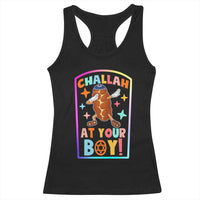 Hanukkah Challah At Ya Boy Racerback Tank Top Funny Holiday Gift - Wonder Print Shop