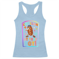 Hanukkah Challah At Ya Boy Racerback Tank Top Funny Holiday Gift - Wonder Print Shop
