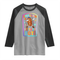 Hanukkah Challah At Ya Boy Raglan Shirt Funny Holiday Gift - Wonder Print Shop