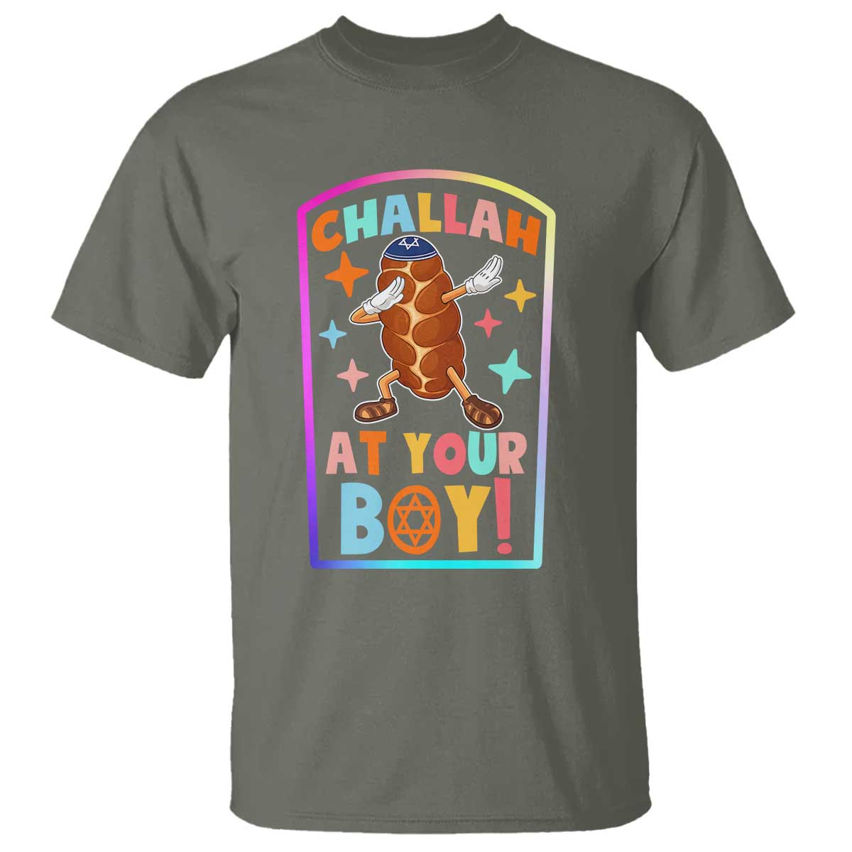 Hanukkah Challah At Ya Boy T Shirt Funny Holiday Gift - Wonder Print Shop