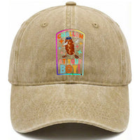 Hanukkah Challah At Ya Boy Washed Cotton Baseball Cap Funny Holiday Gift