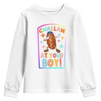Hanukkah Challah At Ya Boy Youth Sweatshirt Funny Holiday Gift - Wonder Print Shop