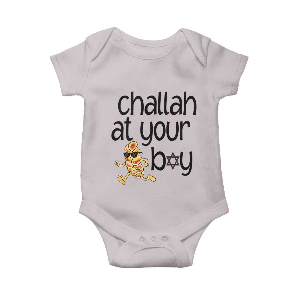 Festival Of Lights Gift Baby Onesie Hanukkah Challah At Ya Boy - Wonder Print Shop