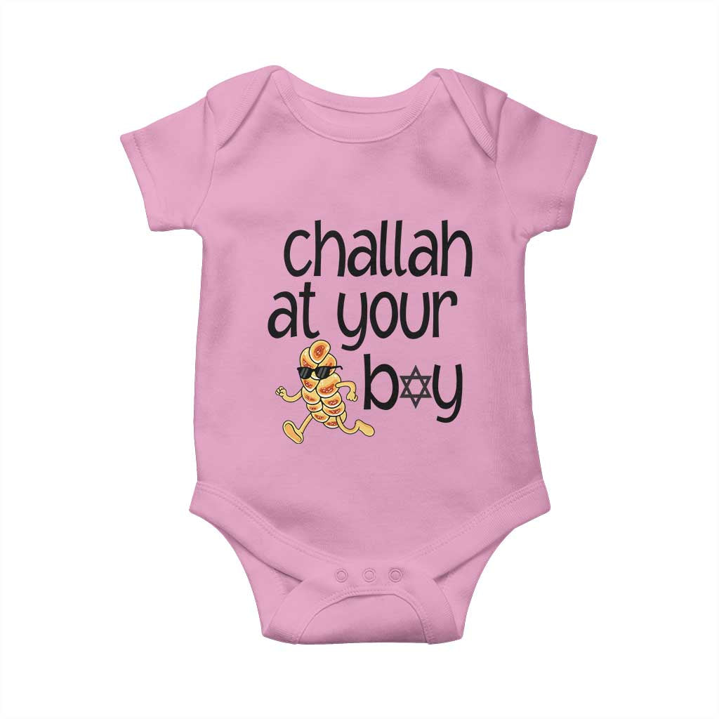 Festival Of Lights Gift Baby Onesie Hanukkah Challah At Ya Boy - Wonder Print Shop