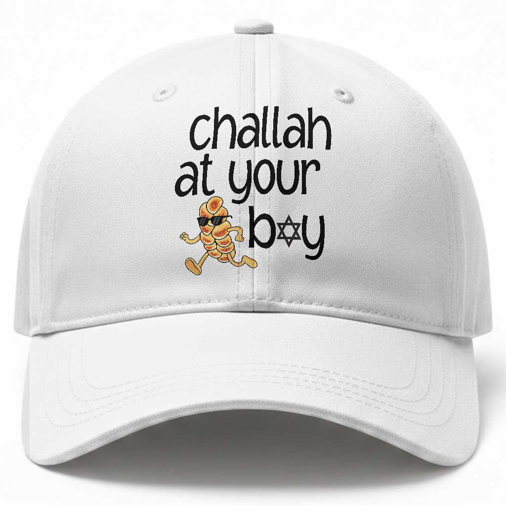 Festival Of Lights Gift Baseball Cap Hanukkah Challah At Ya Boy