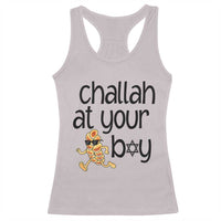 Festival Of Lights Gift Racerback Tank Top Hanukkah Challah At Ya Boy - Wonder Print Shop