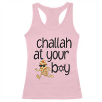 Festival Of Lights Gift Racerback Tank Top Hanukkah Challah At Ya Boy - Wonder Print Shop