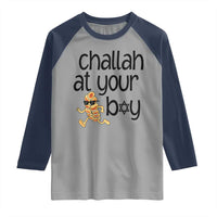 Festival Of Lights Gift Raglan Shirt Hanukkah Challah At Ya Boy - Wonder Print Shop