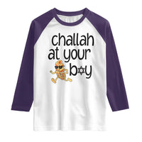 Festival Of Lights Gift Raglan Shirt Hanukkah Challah At Ya Boy - Wonder Print Shop