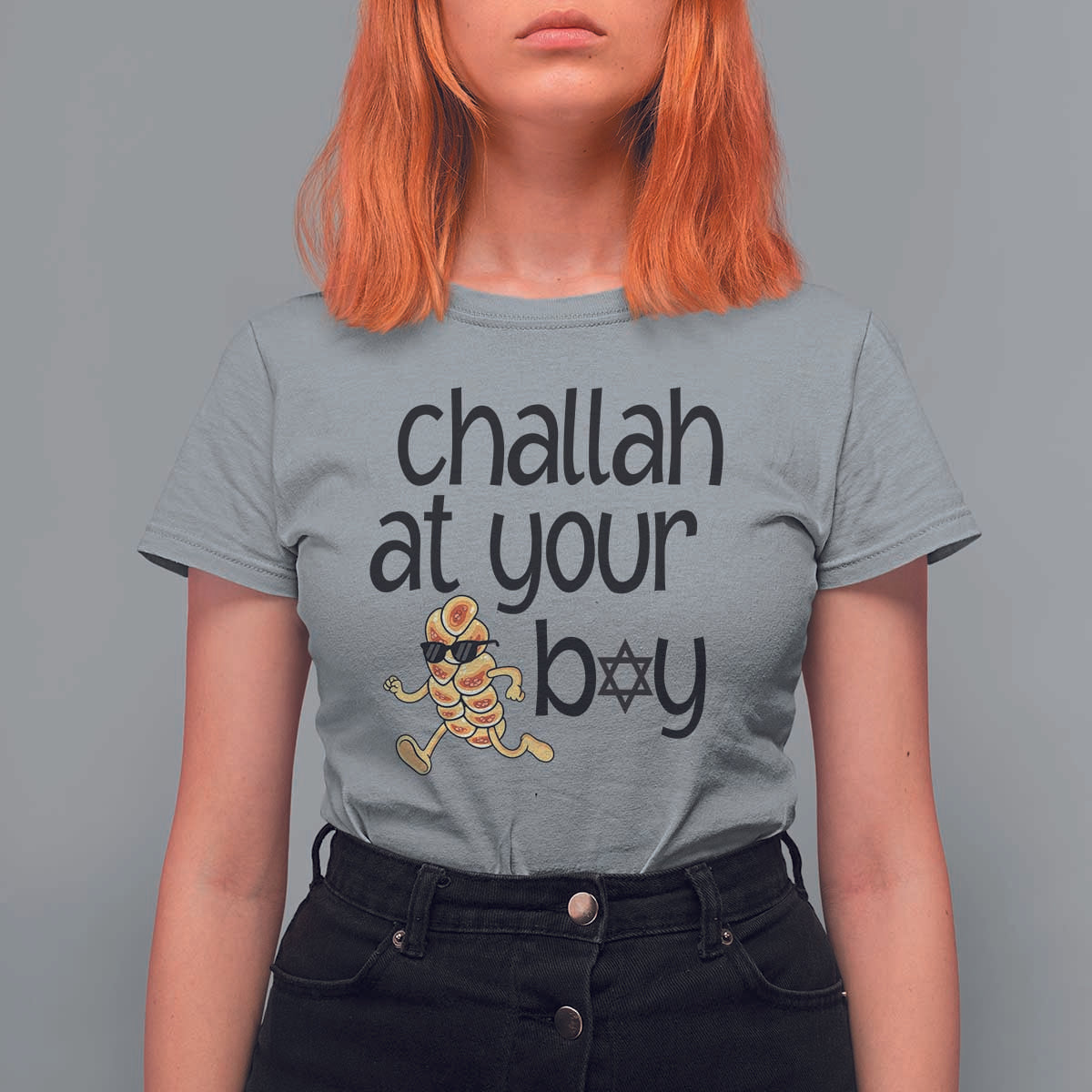 Festival Of Lights Gift T Shirt For Women Hanukkah Challah At Ya Boy - Wonder Print Shop