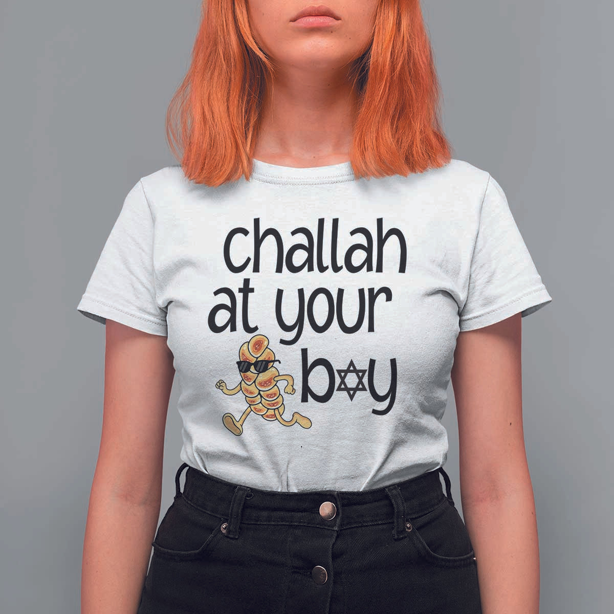 Festival Of Lights Gift T Shirt For Women Hanukkah Challah At Ya Boy - Wonder Print Shop