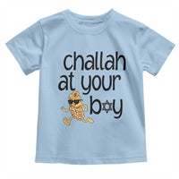 Festival Of Lights Gift Toddler T Shirt Hanukkah Challah At Ya Boy - Wonder Print Shop
