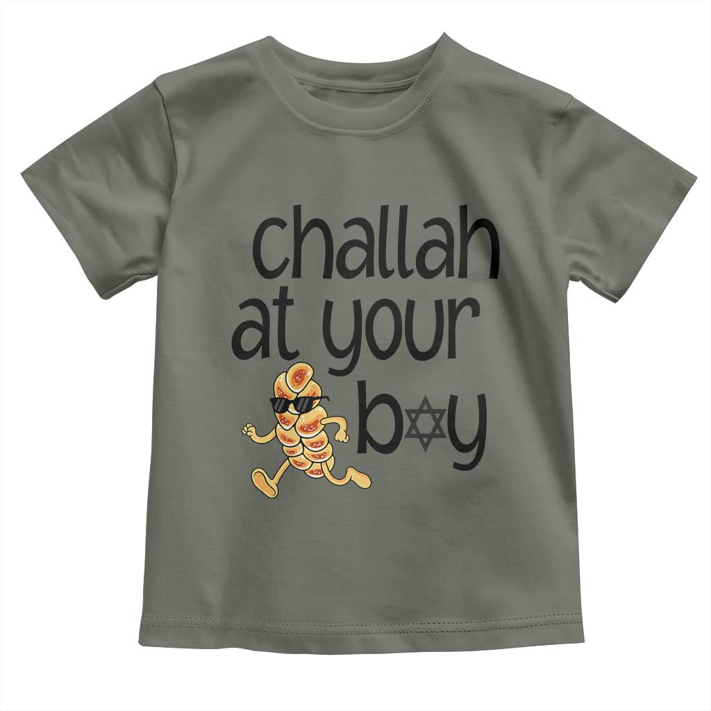 Festival Of Lights Gift Toddler T Shirt Hanukkah Challah At Ya Boy - Wonder Print Shop