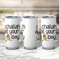 Festival Of Lights Gift Tumbler Cup Hanukkah Challah At Ya Boy - Wonder Print Shop