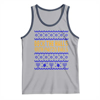 Funny Ugly Hanukkah Tank Top Deck The Halls With Matzo Balls Jewish Gift - Wonder Print Shop