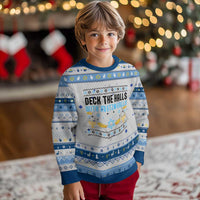 Deck The Halls With Matzo Balls Hanukkah Ugly Sweater Funny Ugly Jewish Holiday Gift - Wonder Print Shop