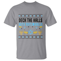 Deck The Halls With Matzo Balls T Shirt Funny Ugly Jewish Holiday Gift - Wonder Print Shop