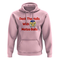 Deck The Halls With Matzo Balls Hoodie Religious Jewish Holiday Gift - Wonder Print Shop