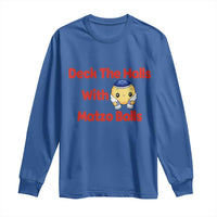 Deck The Halls With Matzo Balls Long Sleeve Shirt Religious Jewish Holiday Gift - Wonder Print Shop