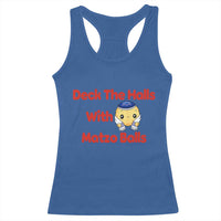 Deck The Halls With Matzo Balls Racerback Tank Top Religious Jewish Holiday Gift - Wonder Print Shop