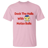 Deck The Halls With Matzo Balls T Shirt Religious Jewish Holiday Gift - Wonder Print Shop