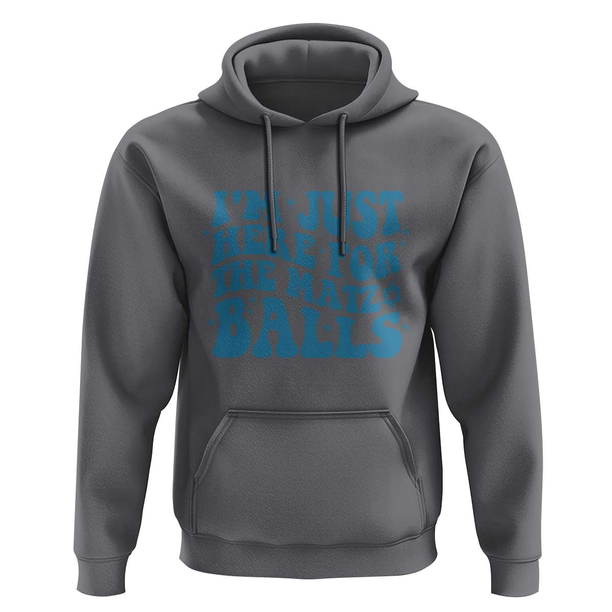 Funny Hanukkah Hoodie Im Just Here For The Matzo Balls Jewish Gift - Wonder Print Shop