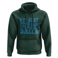 Funny Hanukkah Hoodie Im Just Here For The Matzo Balls Jewish Gift - Wonder Print Shop