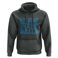 Funny Hanukkah Hoodie Im Just Here For The Matzo Balls Jewish Gift - Wonder Print Shop