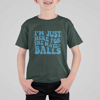 Funny Hanukkah T Shirt For Kid Im Just Here For The Matzo Balls Jewish Gift - Wonder Print Shop