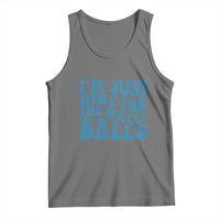 Funny Hanukkah Tank Top Im Just Here For The Matzo Balls Jewish Gift - Wonder Print Shop
