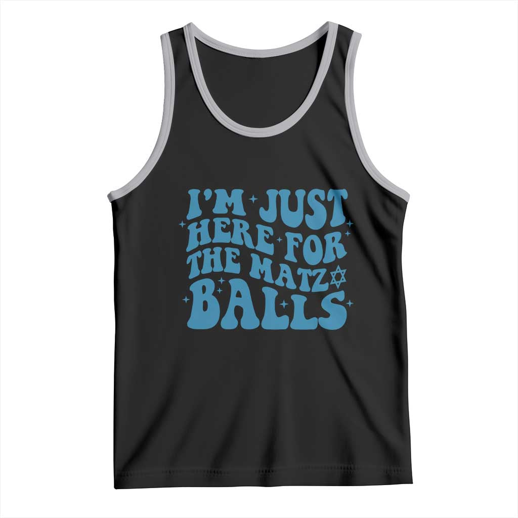 Funny Hanukkah Tank Top Im Just Here For The Matzo Balls Jewish Gift - Wonder Print Shop