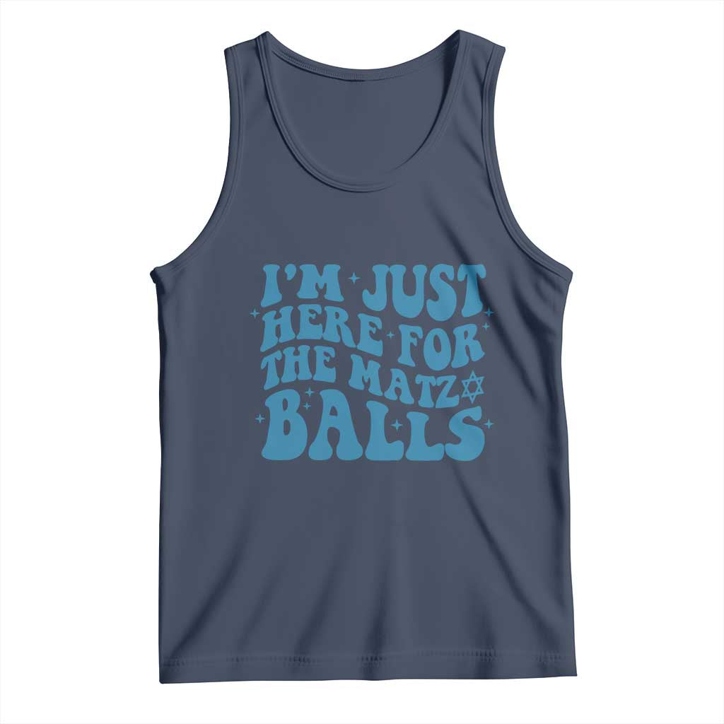 Funny Hanukkah Tank Top Im Just Here For The Matzo Balls Jewish Gift - Wonder Print Shop