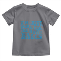 Funny Hanukkah Toddler T Shirt Im Just Here For The Matzo Balls Jewish Gift - Wonder Print Shop