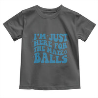 Funny Hanukkah Toddler T Shirt Im Just Here For The Matzo Balls Jewish Gift - Wonder Print Shop